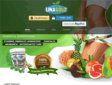 Tablet Screenshot of linagold.com